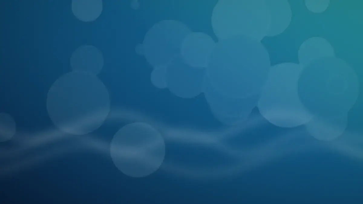Abstract blue and teal background with soft circles representing oncology care at Lindenberg Cancer & Hematology Center in Marlton, NJ